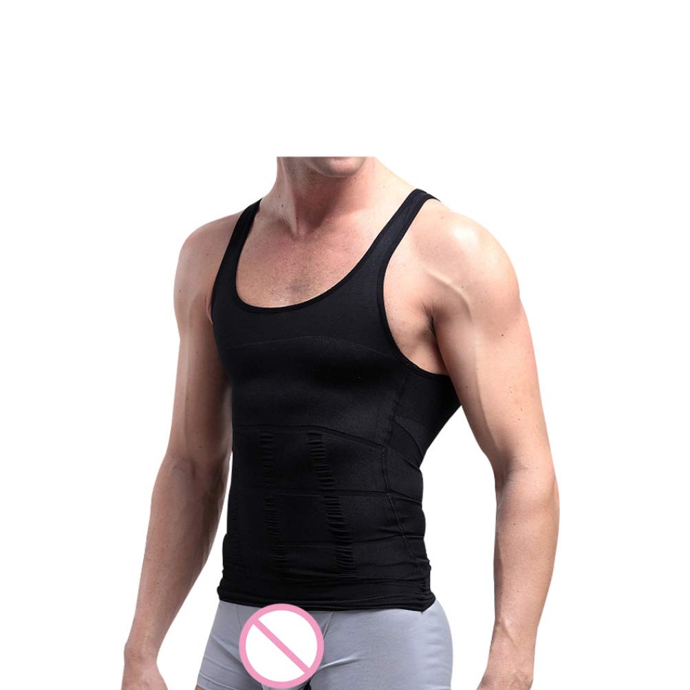 mężczyźni slim body shaper koszule tłuszcz z brzucha bielizna do kulturystyki kamizelka gorset kompresyjny wyszczuplający urządzenie do modelowania sylwetki