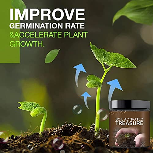Soil Activated Treasure-You Will Be Amazed! Premium Soil Activator Activated Baosong Soil Essence Flower Fertilizer, Soil Activators For Raised Garden Beds, Potting Mix, Lawns (200G, 1Pcs) #TOP4