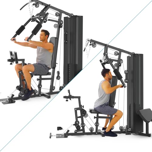 Image of SincMill Home Gym Multifunctional Full Body Workout Equipment for Home Exercise Fitness