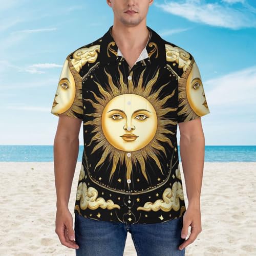 Short Sleeve Casual Hawaiian Shirt for Men Button Down Holiday Beach Shirts4