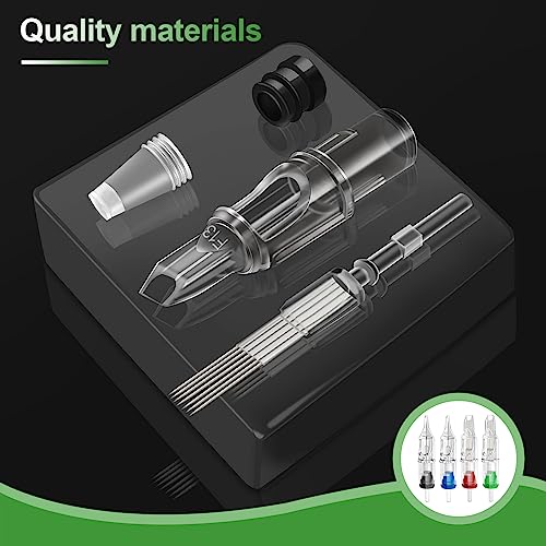 rayyl 40pcs Cartridge Mix 1203RL 1205RL 1207RM 1209RM for Rotary Pen Machine RL+RM, 1.0 count, multi-coloured, 40 Stück - Image 4