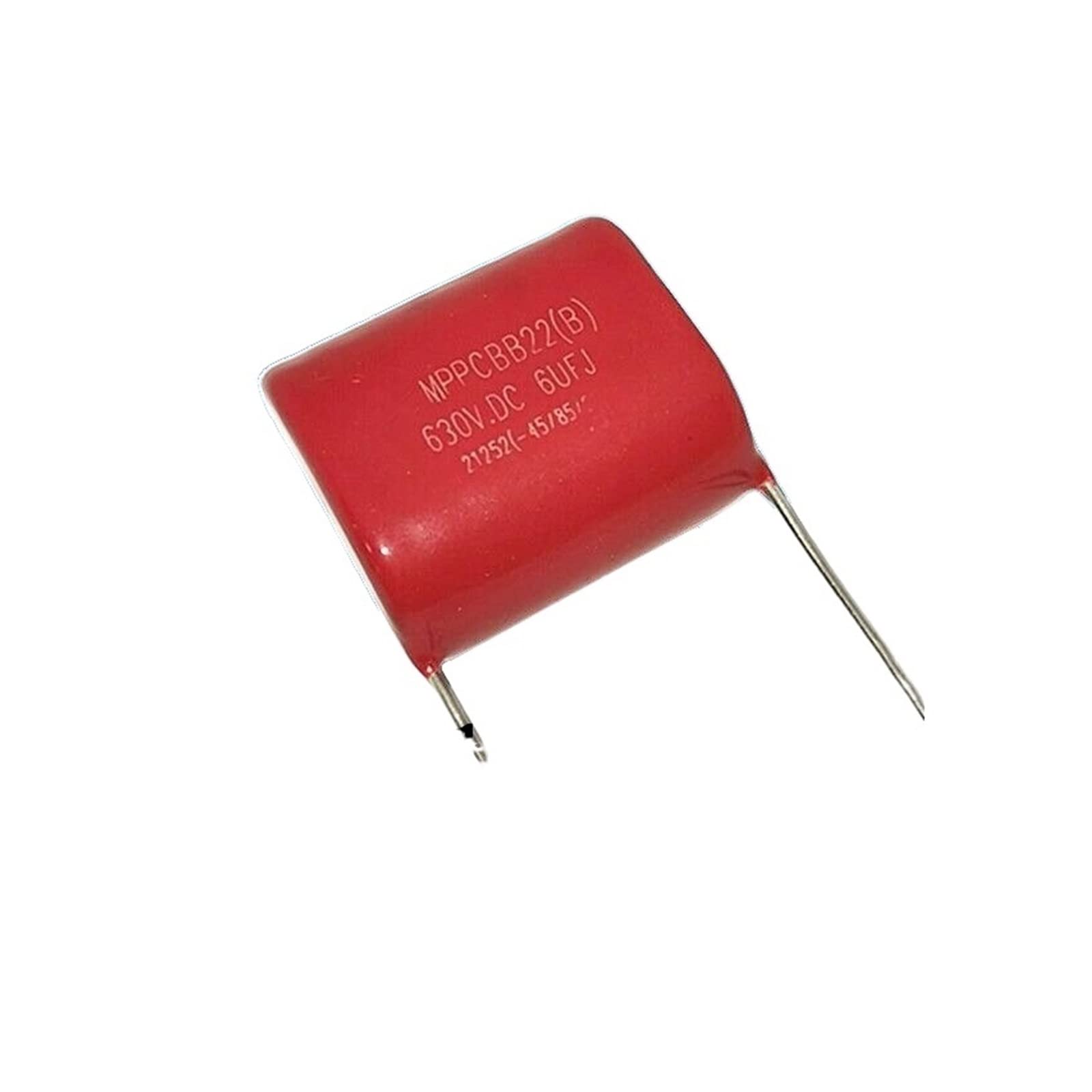 Condensateur polypropylène CBB 630V 605J à faible perte et haute isolation thermique pas 31mm