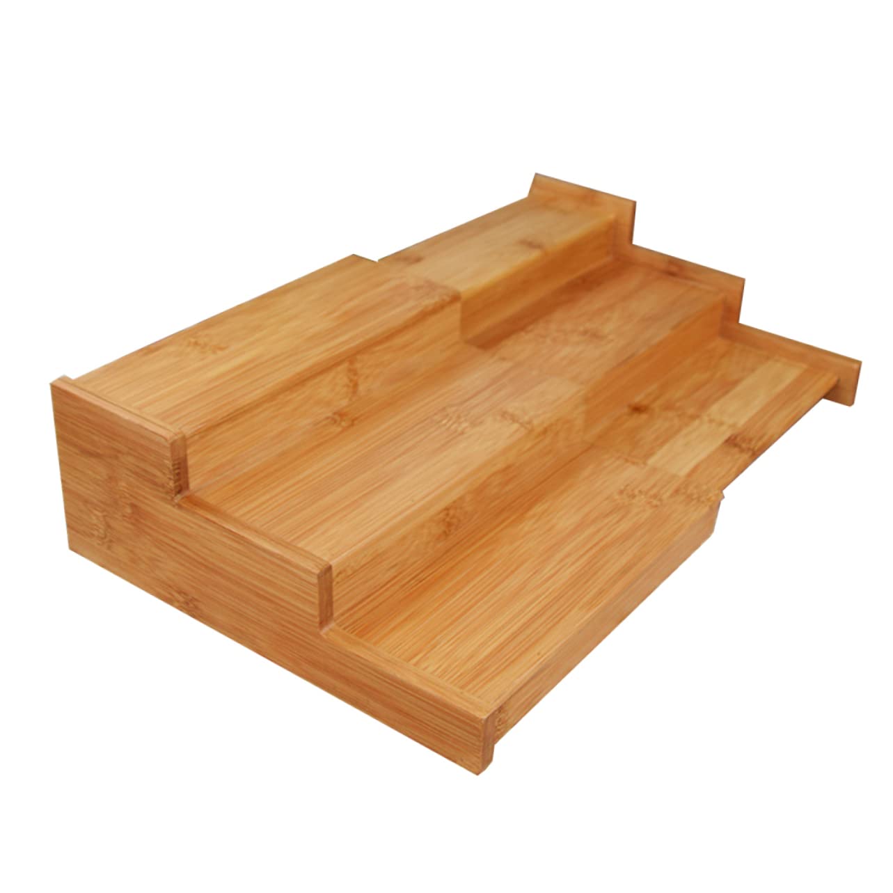 Mikinona Organizador Orden de Especias de Madera Extensible de Cocina Especiero de Encimera Ahorro de Espacio y Condimentos