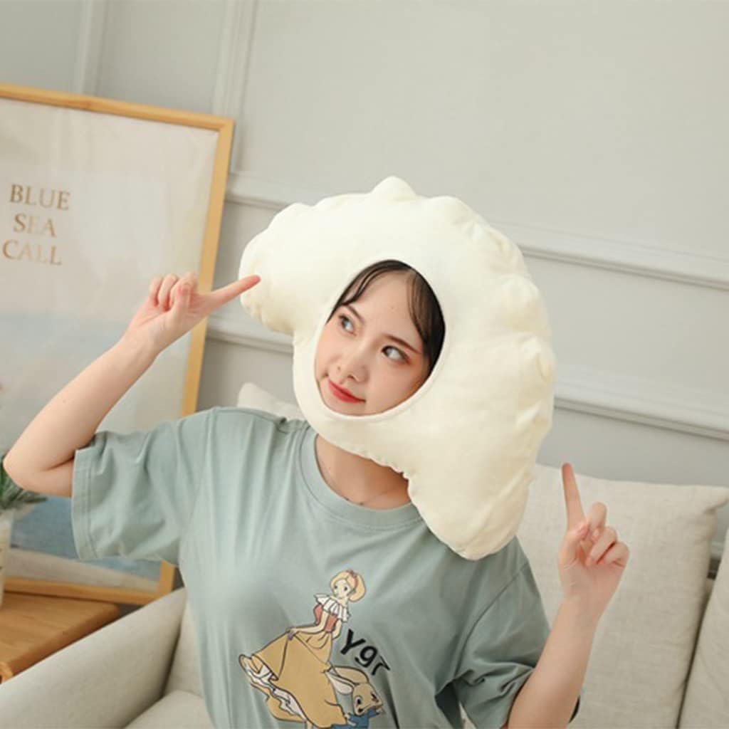 Lovely Chinese Dumpling Hat - Cute Dumpling Windproof Headgear Gift for Halloween Cosplay Xmas