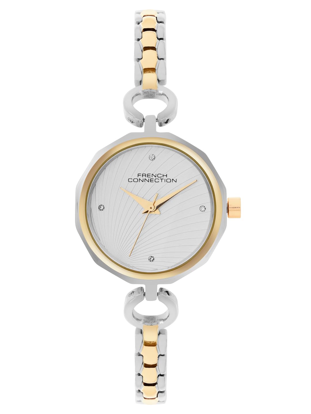 French Connection Soleil Silver Round Dial Womens Analogue Watch - FCN069TM-image-22