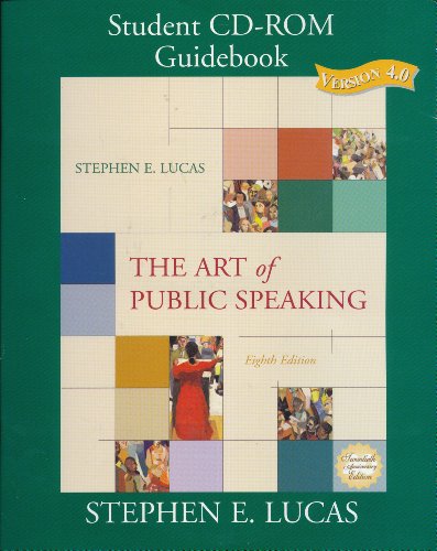 The Art of Public Speaking: Student CD-ROM Guidebook (CD and Book)