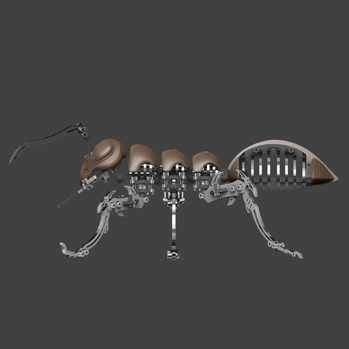 3D Metall Puzzle Ameisen Modellbausatz, 150+ Teile Steampunk Insekt Montageprojekt, Mechanisches DIY Sammlermodell Kreatives Geschenk Für Erwachsene Enthusiasten
