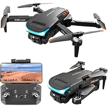 Mini drone para adultos iniciantes com câmera FPV HD 1080p, drone com câmera quadricóptero RC com retenção de altitude, aterrissagem de uma tecla, evitar obstáculos, ajuste de velocidade, modo