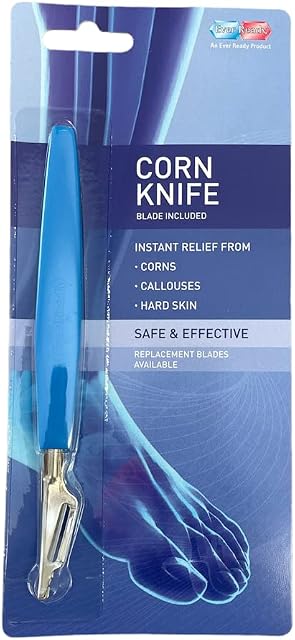 Ever Ready Corn & Callus Trimmer - Instant Relief from Corns | Removes dry, hard & cracked skin | Home Pedicure Treatment for Footcare