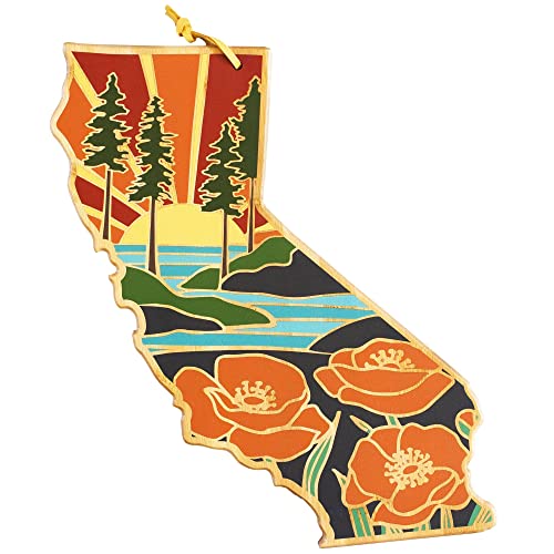 Tabla de Cortar de Bambú con Diseño California miniatura 1