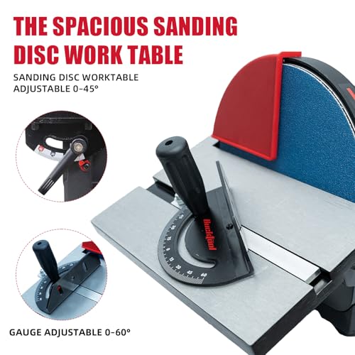 Bucktool VFD Belt Disc Sander