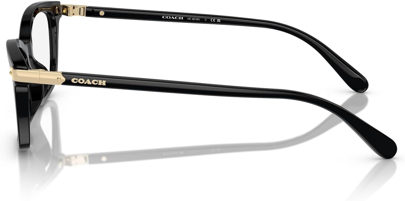 COACH womens Hc6219u Universal Fit Rectangular Prescription Eyewear Frames - Image 3