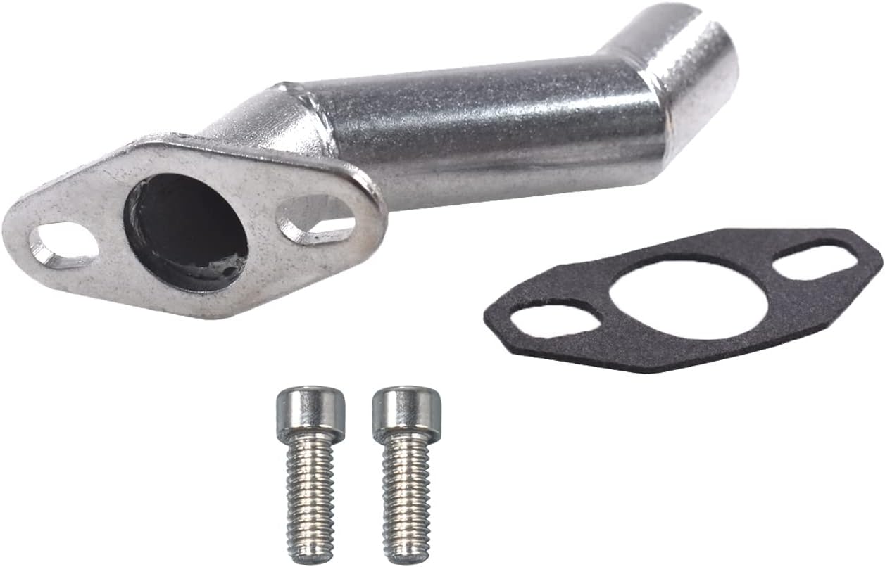 UAUS 32-40mm Silver Short Offset Intake Manifold Carburetor W/Gasket For 49cc 60cc 66cc 80cc Motorized Bicycle Bike