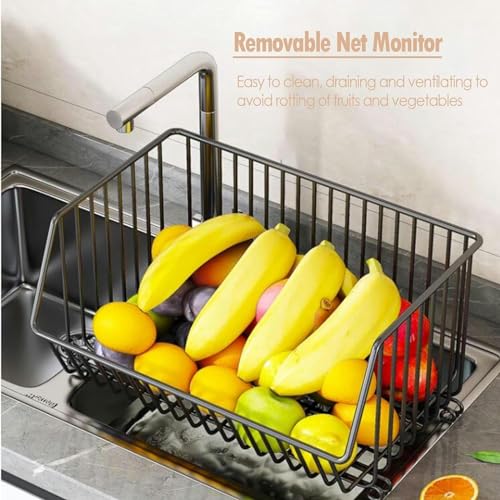 Support de collation sur pied avec roue amovible et paniers en acier ventilés - 4