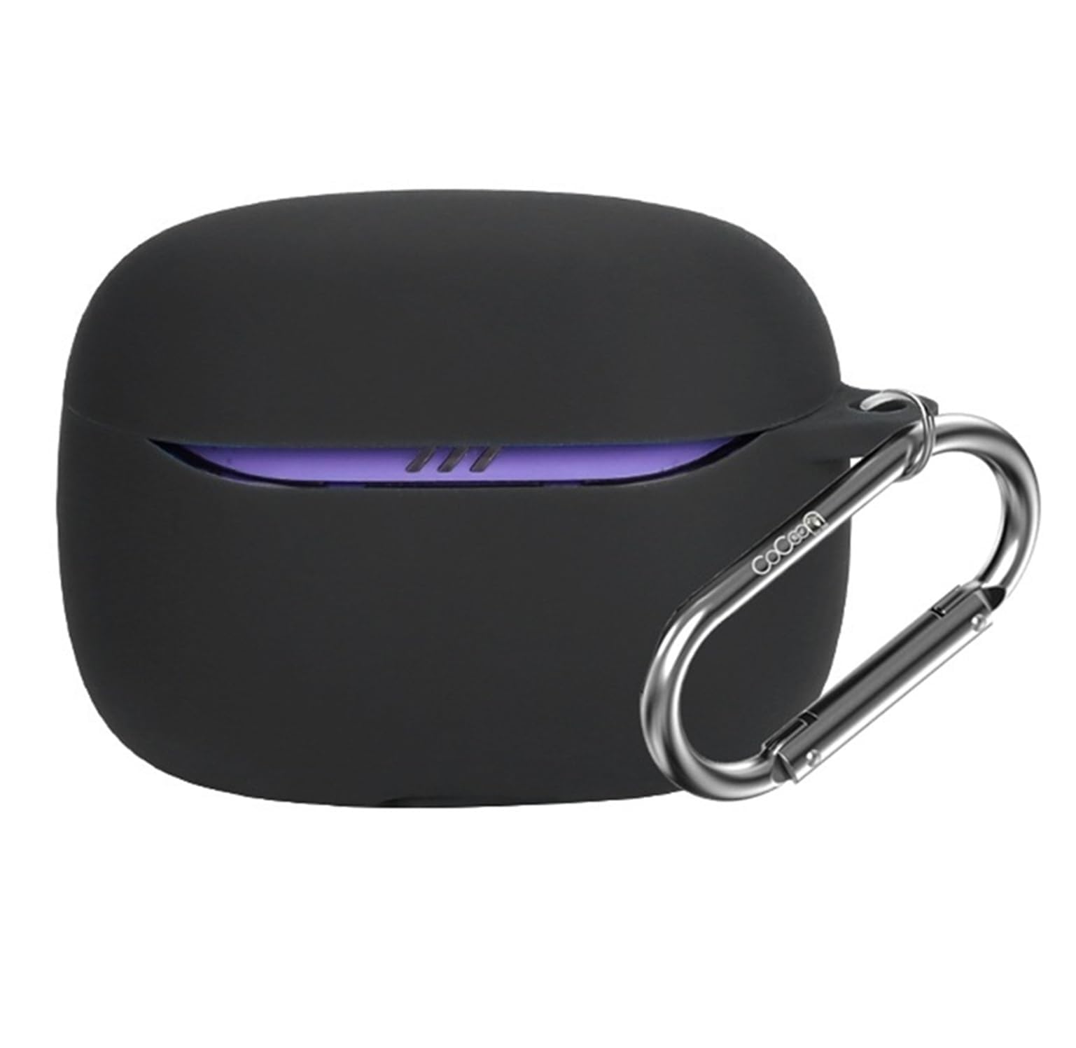 Soft Silicone Case Cover Compatible with JBL Tune Beam 2 (Black)