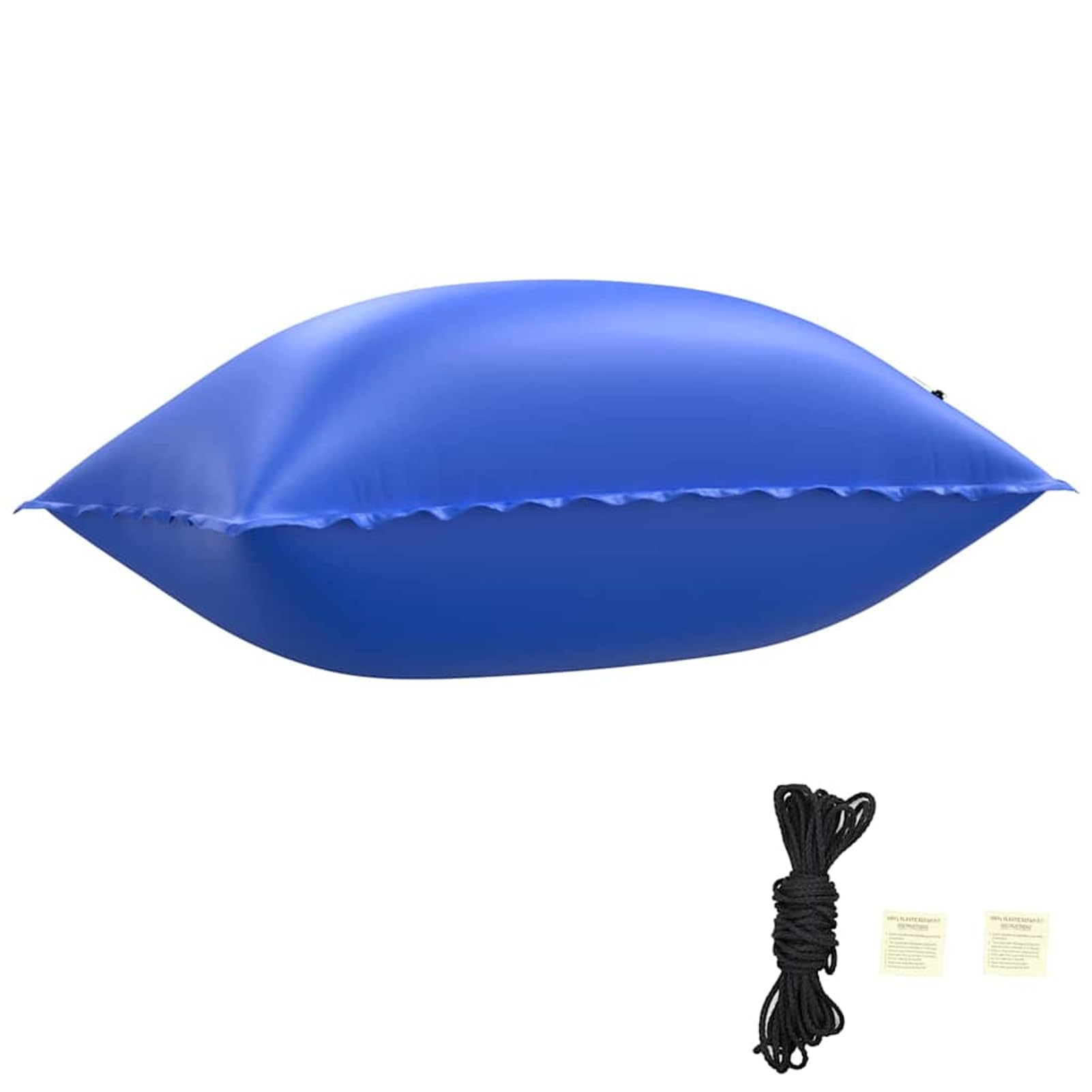 Gecheer Rechteckiges Pool-Kissen, 500 x 250 x 160 cm, PVC, Blau, für Sommer-Entspannung und Dekoration