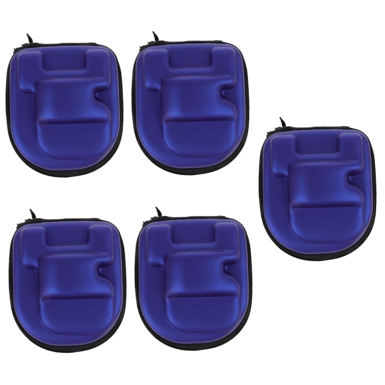 Mipcase 5pièces De pour Moulinet De Étui Anti-Rayures Portable Eva pour Moulinet à Baitcaster Poche Pratique Et Bleu Gaucher