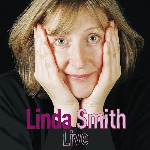 Diseño de la portada del título Linda Smith Live