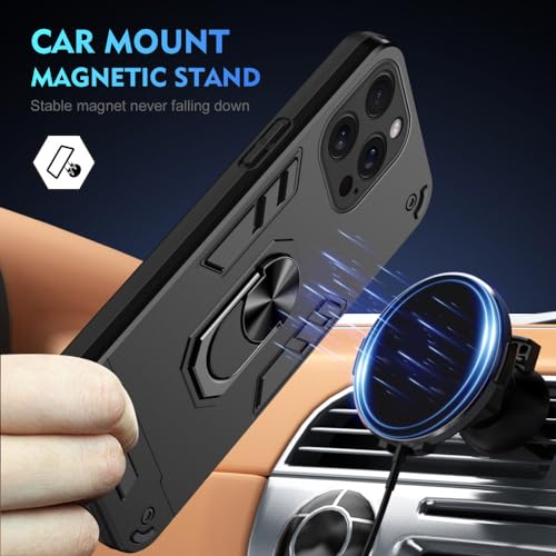 Coque de téléphone antichoc iPhone 14 Pro Max armure avec support - 6
