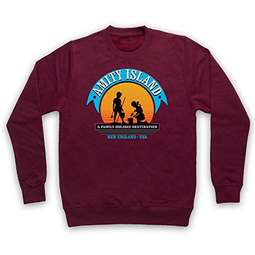 Sweat-shirt Amity Island cadeau idéal pour fan de cinéma d'horreur