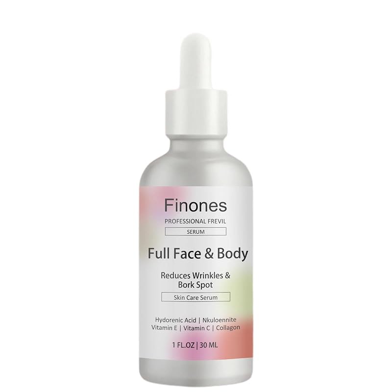 Sérum facial e corporal Finones, frasco conta-gotas com 30 mL