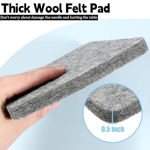 Image of Aeaocvo Needle Felting Pad, Grey Sponge Pad, 6x6 in Needle Felting Mat for Any Wool Felt Supplies