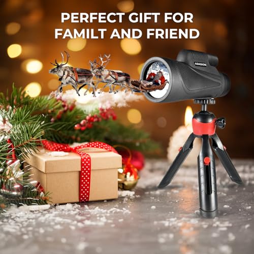 15x56 HD Monocular Telescope High Powered for Adults with Smartphone Adapter, High Powered Monocular Scope with Clear Low Light Vision for Star Watching, Bird Watching, Hiking, Concert by Adasion - Image 7