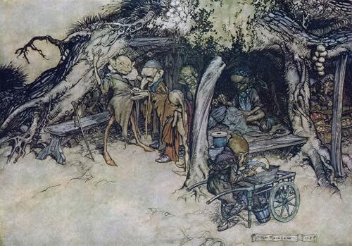 Peinture murale Arthur Rackham 60x90cm pour habiller un mur vide et illuminer un salon sombre