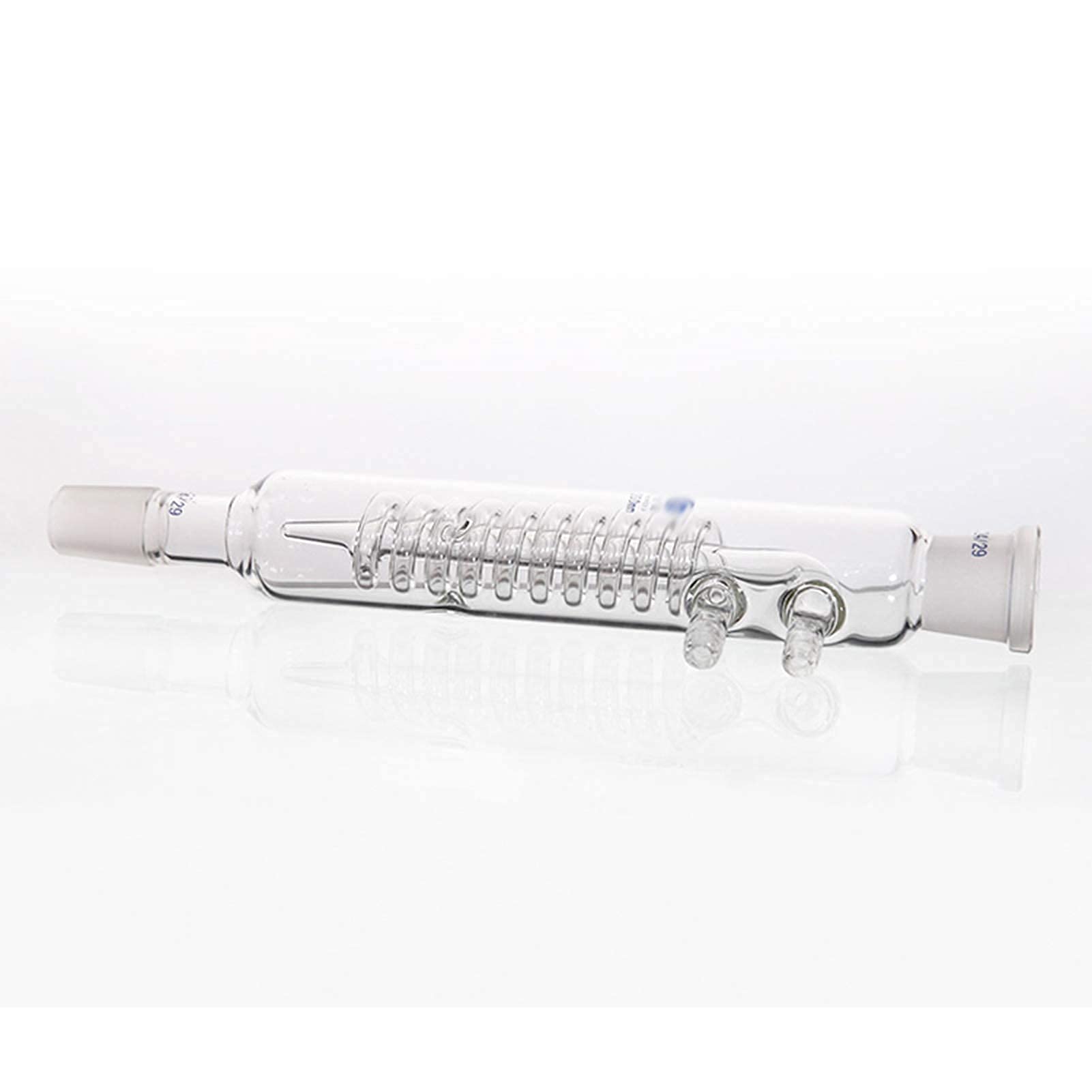 Condensatore a riflusso da laboratorio da 300 mm, accessori per dispositivi di distillazione, attrezzatura per esperimenti chimici scolastici, resistenza alle a