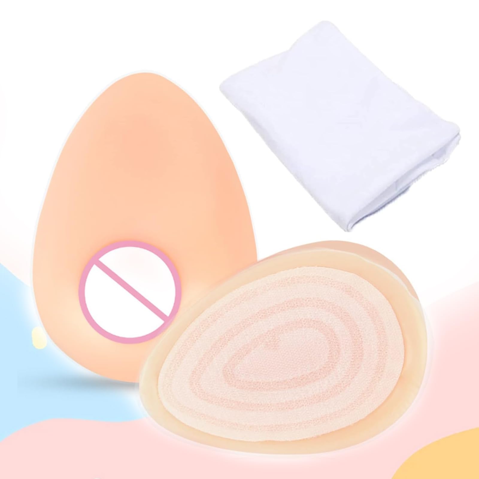 Silikonbrüste für Körperkissen Anime Covers Dakimakura, weiches und echtes Gefühl, passend für Japanisches Umarmungskissen 150x50cm