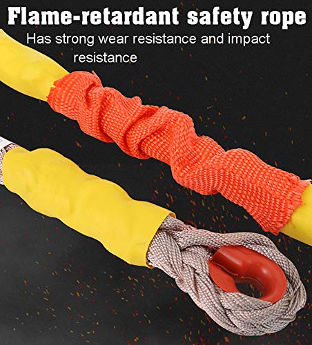Cable de vida autocontraíble y cuerda anticaídas para techos y construcción 8
