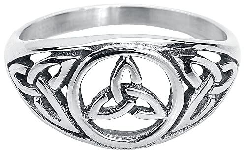 etNox Nudo Céltico Hombre Anillo Plateado S Acero Inoxidable Cover