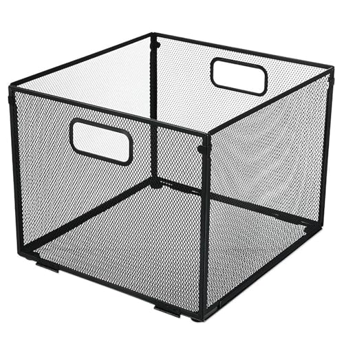 Caja de metal para documentos y cestas apilables de escritorio
