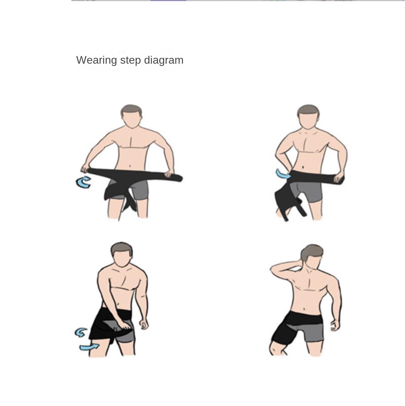 Ceinture Lombaire Réglables Attelle De Hanche Unisexe, Manchon Compression Cuisse Et Enveloppe D'aine, Protecteur Travail Universel