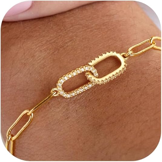 Moodear Waterproof Gold Charm Bracelet
