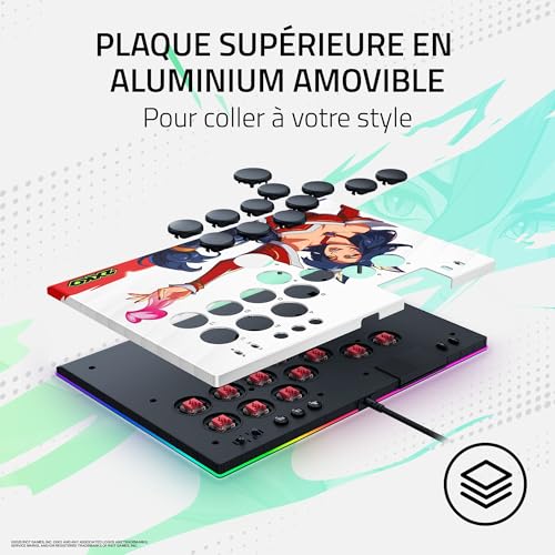 Manette d arcade Razer Kitsune 2XKO Edition avec boutons de mouvement pour PS5 et PC - 6