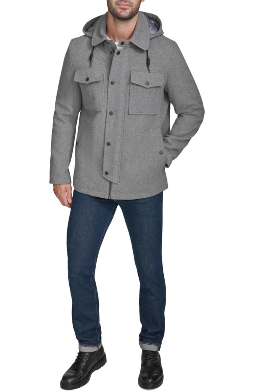 cole haan Men's Lined Cold Weather Casual Coat-picture-28