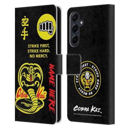 Housse cuir Cobra Kai Samsung A55 personnalisé avec porte-cartes intégré