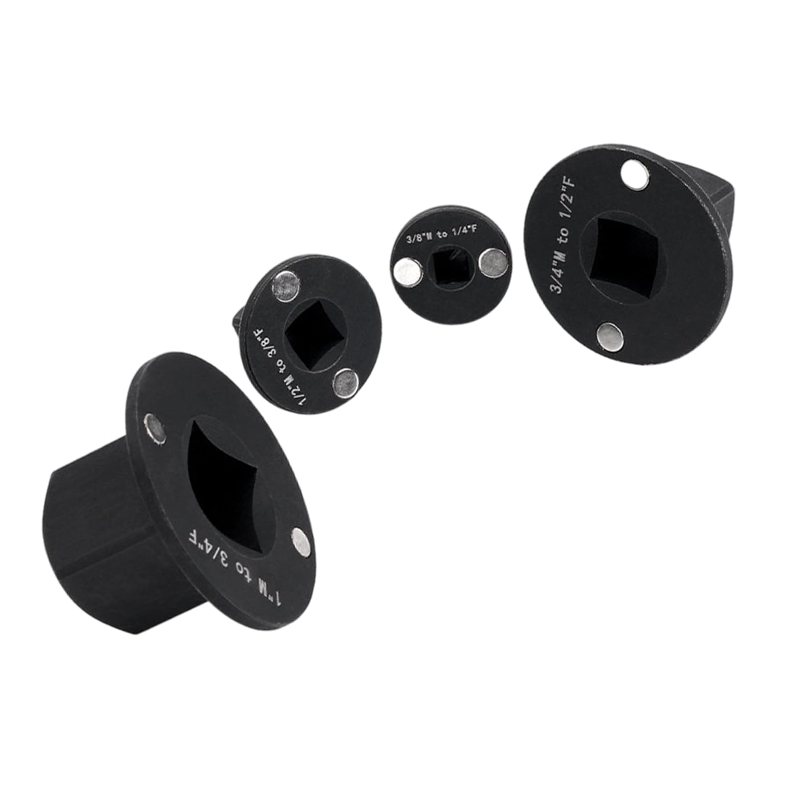 Kalttoy Black Impacts Socket Adapters Converter Suitable For Ratchets Wrenches In Automotive Repairs Accurate Mechanical Work Low Profile Socket Adapters