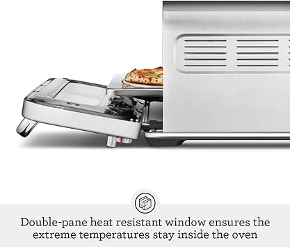 Breville BPZ820BTR Smart Oven Pizzaiolo, Black Truffle