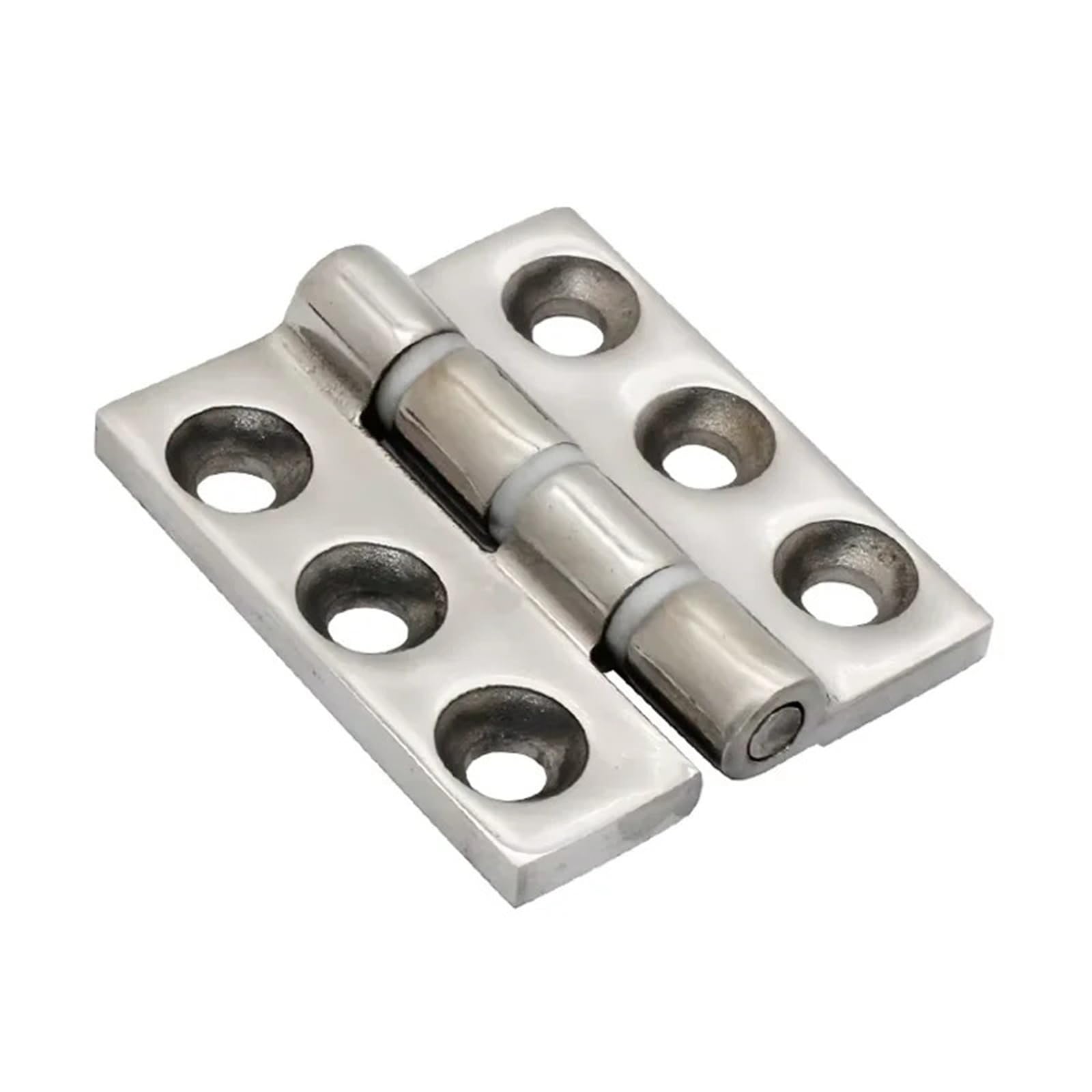 Rmwkrmogrf One Color Machinery Distribution Cabinet Thickened Load-Bearing Stainless Steel Damping Silent Hinge 1Pcs