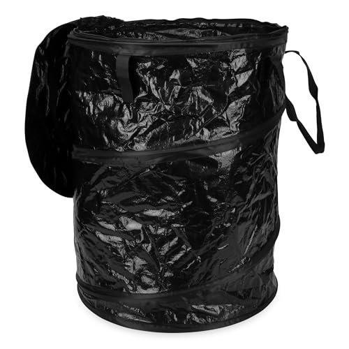 Camco Pop-Up Utility Container - Use as Collapsible Trash Can When Camping - Holds 30-Gallon Kitchen-Size Trash Bags - Stands 2-Ft Tall & Collapses for RV Storage and Organization (42893-A) - Image 3