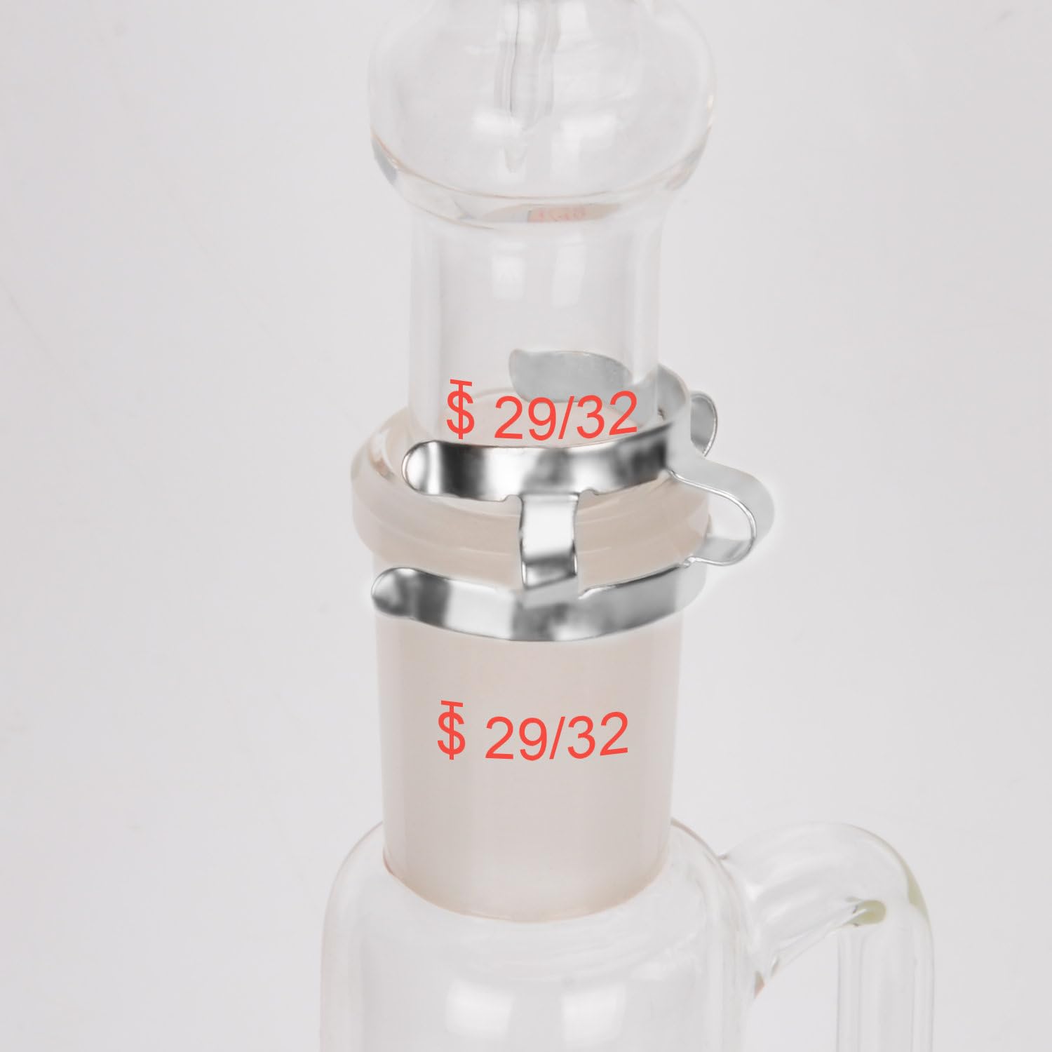 stonylab Clip per Giunti Metallici, 5 Pezzi Morsetto Keck da 29 mm, per Giunto in Vetro 29/32, Accessorio da Laboratorio, #29