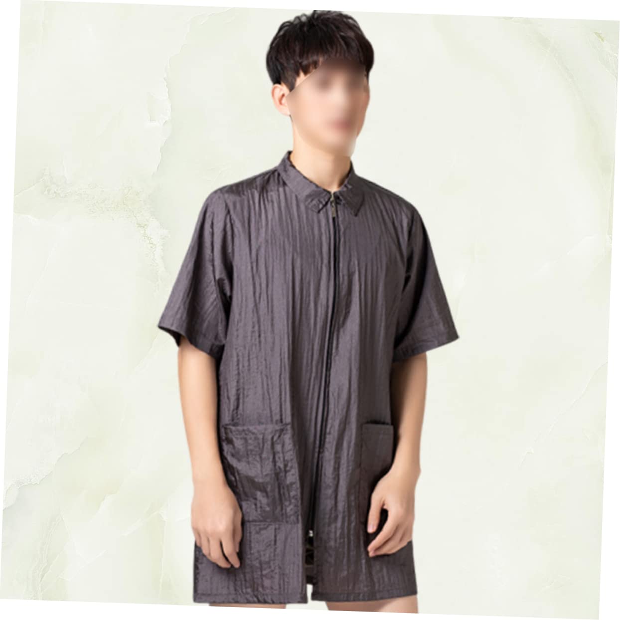DOITOOL 3pièces Vêtement De Capillaire Blouse Pour Cheveux Manches Courtes Pratique Et Imperméable