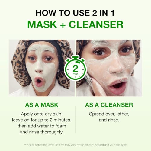 FULLY Green Tomato Pore Cleanser, Cardi B’s Clay Mask Cleanser for Deep Pore Cleanse & Pore Minimizer, Blackhead & Sebum Control, Gentle Face Wash for Women, Korean Skincare - Image 6