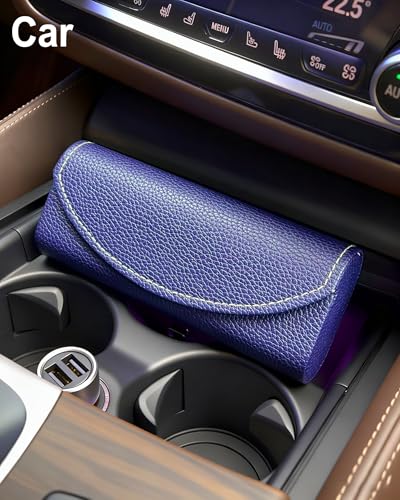 Image of RayLove Ultimate Glasses Case Kit, Hard Shell Sunglasses and Eyeglass Case with Cleaning Cloth, Screwdriver, Ear Hooks