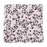 Mud Pie Pink Leopard Swaddle, Leopard, Pink