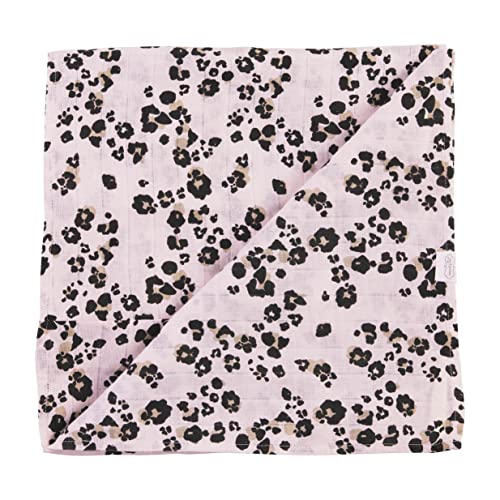 Mud Pie Pink Leopard Swaddle, Leopard, Pink #TOP12
