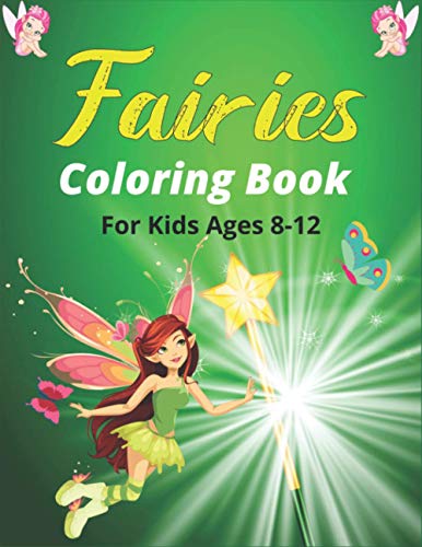 Fairies Coloring Book For Kids Ages 8-12: Super Fun Fantasy 40 Coloring Pages | Cute Magical Fairy Tale Fairies! (Lovely gifts for Children's) image 2