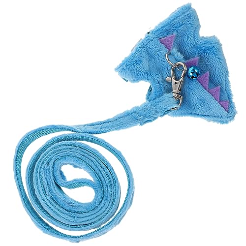 FONDOTIN Ferret Harness Vest Small Pet Traction Leash Comfortable Adjustable Fashionable Design Safe for Your Pet's Comfort Random